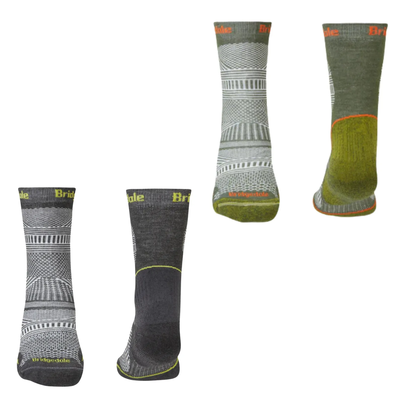 Bridgedale Mens Hike Ultralight T2 Coolmax Performance Original Boot Socks