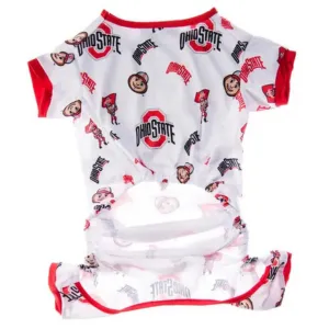 Little Earth Productions NCAA Ohio State Buckeyes Pet Pajamas